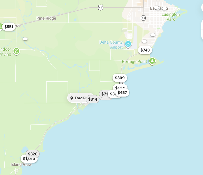 On Airbnb, prospective vacationers can see the approximate location of short-term rentals. (Screenshot via Airbnb)